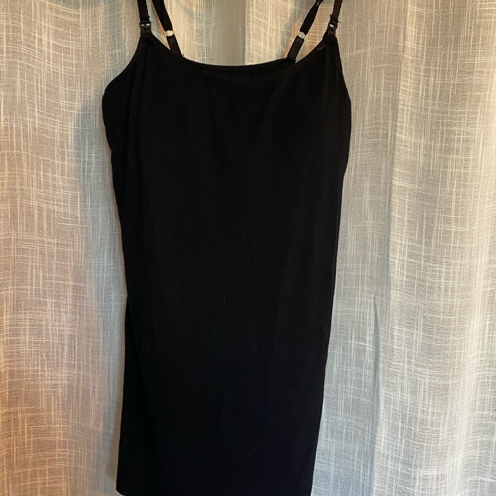 A Pea in the Pod Elegant Black Nursing Top